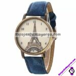R2473-Reloj-azul-mezclilla-Torre-Eiffel-vintage-mayoreo.jpg