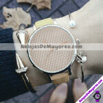 R2552-Reloj-beige-relieve-extensible-delgado-mayoreo.png