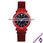 R2939-Reloj-Rojo-Extensible-Metal-Mesh-Iman-Caratula-Destellos-y-Diamantes-mayoreo.jpg