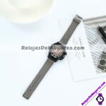 R2940-Reloj-Negro-Extensible-Metal-Mesh-Caratula-Flor-de-Loto-Plateada-a-la-moda-mayoreo.jpg