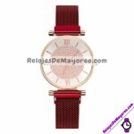 R3071-Reloj-rojo-Extensible-mesh-iman-diamantes-y-numeros-romanos-a-la-moda-mayoreo.jpg