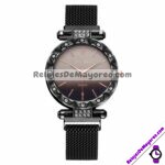R3451-Reloj-Negro-Extensible-Metal-Mesh-Iman-Caratula-Degradado-Flor-y-Diamantes-Yolako.jpg
