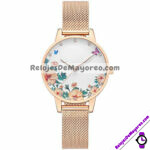 R3551-Reloj-Gold-Rose-Extensible-Metal-Mesh-Caratula-Blanco-Flores-y-Diamantes-.png