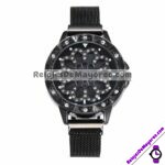 R3973-Reloj-Extensible-Mesh-Iman-Flor-de-Loto-Giratorio-Diamantes-Negro-reloj-de-moda-al-mayoreo.jpg