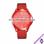 R3975-Reloj-Extensible-Plastico-Tipo-Metal-Mesh-Numeros-Romanos-Dorados-Rojo-reloj-de-moda-al-mayoreo.png