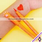 M4511 Delineador Diseño de Garra de Gato Color Naranja Colorful Eyeliner cosmeticos por mayoreo (1)