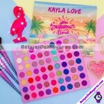 M4591 Paleta de Sombras Summer Time Fashion Kayla Love 53 Tonos cosmeticos por mayoreo (1)