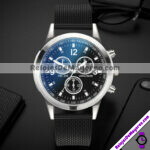 R4290 Reloj Azul Numeros Blancos Diseño Velocimetro Plastico con Textura reloj de moda al mayoreo