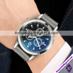 R4292 Reloj Azul Numeros Blancos Diseño Velocimetro Plastico con Textura reloj de moda al mayoreo