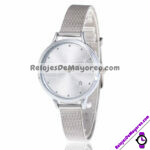 R4370 Reloj Fondo Con Estrella de Diamante Metal Delgado reloj de moda al mayoreo