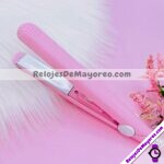 M3895 Plancha Mini Alaciador de Cabello de Bolsillo Make Time Rosa 160 C cosmeticos por mayoreo (2)
