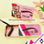 M5071 Cera para Peinado de Ceja Romantic Queen Rosa con Cepillo cosmeticos por mayoreo (1)