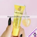 M5084 Lip Gloss con Llavero de Corazon Tutti Fruity Amarillo cosmeticos por mayoreo (1)