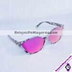 L4080 Lentes Cat Eye Marmol Efecto Espejo Rosa Sunglasses Proveedores directos de fabrica (1)