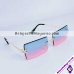 L4090 Lentes Retangular Azul-Rosa Sunglasses Proveedores directos de fabrica (1)