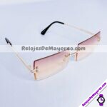 L4091 Lentes Retangular Dorado Sunglasses Proveedores directos de fabrica (1)