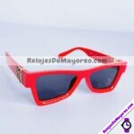 L4096 Lentes Armazon Rojo Negro Sunglasses Proveedores directos de fabrica (1)