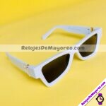 L4097 Lentes Armazon Blanco Negro Sunglasses Proveedores directos de fabrica (1)