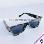 L4099 Lentes Armazon Verde Gris Sunglasses Proveedores directos de fabrica (1)