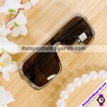 L4109 Lentes Cuadrado Armazon Transparente Gris Sunglasses Proveedores directos de fabrica (1)