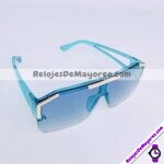 L4113 Lentes Cuadrado con Detalle Dorado Azul Sunglasses Proveedores directos de fabrica (1)