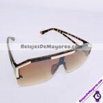 L4114 Lentes Cuadrado con Detalle Dorado Cafe Sunglasses Proveedores directos de fabrica (1)