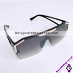L4116 Lentes Cuadrado con Detalle Dorado Negro Sunglasses Proveedores directos de fabrica (1)
