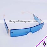 L4117 Lentes Retangular Azul Sunglasses Proveedores directos de fabrica (1)