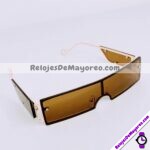 L4121 Lentes Retangular Cafe Sunglasses Proveedores directos de fabrica (1)