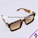 L4122 Lentes Armazon Animal Print Cafe Sunglasses Proveedores directos de fabrica (1)