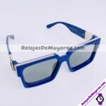 L4125 Lentes Armazon Azul Negro Sunglasses Proveedores directos de fabrica (1)