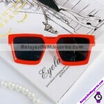 L4133 Lentes Armazon Rojo Detalle Dorado Negro Sunglasses Proveedores directos de fabrica (1)