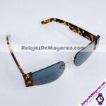 L4137 Lentes Ovalado Animal Print Negro Sunglasses Proveedores directos de fabrica (1)