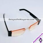 L4139 Lentes Ovalado Armazon Negro Naranja Sunglasses Proveedores directos de fabrica (1)