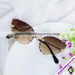 L4152 Lentes Ovalado Cafe Sunglasses Proveedores directos de fabrica (1)