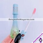 M5189 Lip Gloss Beauty Model Botella Azul Verde cosmeticos por mayoreo (1)