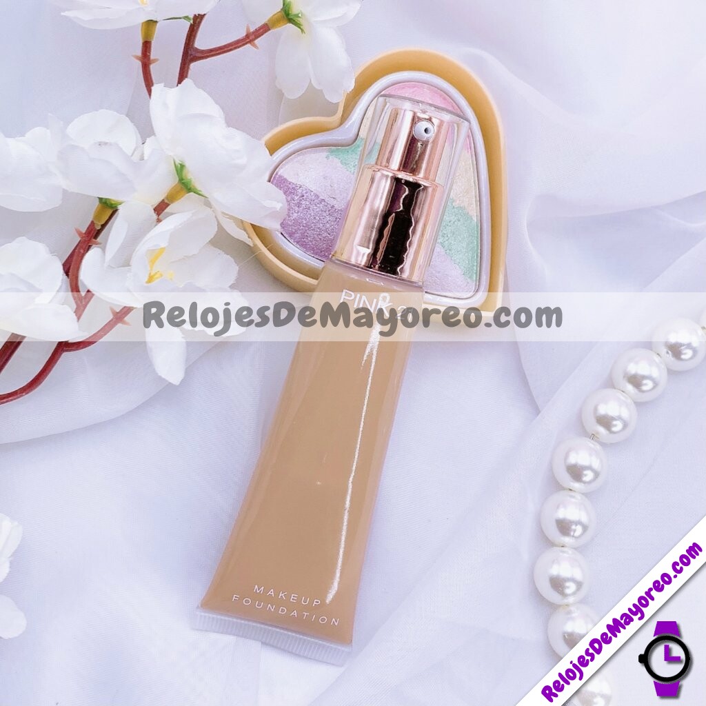 M5227 Base Liquida Maquillaje Fundation Pink 21 Tono 05 cosmeticos por mayoreo (1)