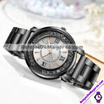 R4411 Reloj con Numeros Romanos Diamantes Movibles Metal reloj de moda al mayoreo