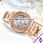 R4414 Reloj con Numeros Romanos Diamantes Movibles Metal reloj de moda al mayoreo