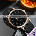 R4418 Reloj con Numeros Fondo Negro Plastico reloj de moda al mayoreo