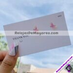 A3063 Aretes Diseño de Mariposa Rosa Acero inoxidable bisuteria fabricante mayorista (1)