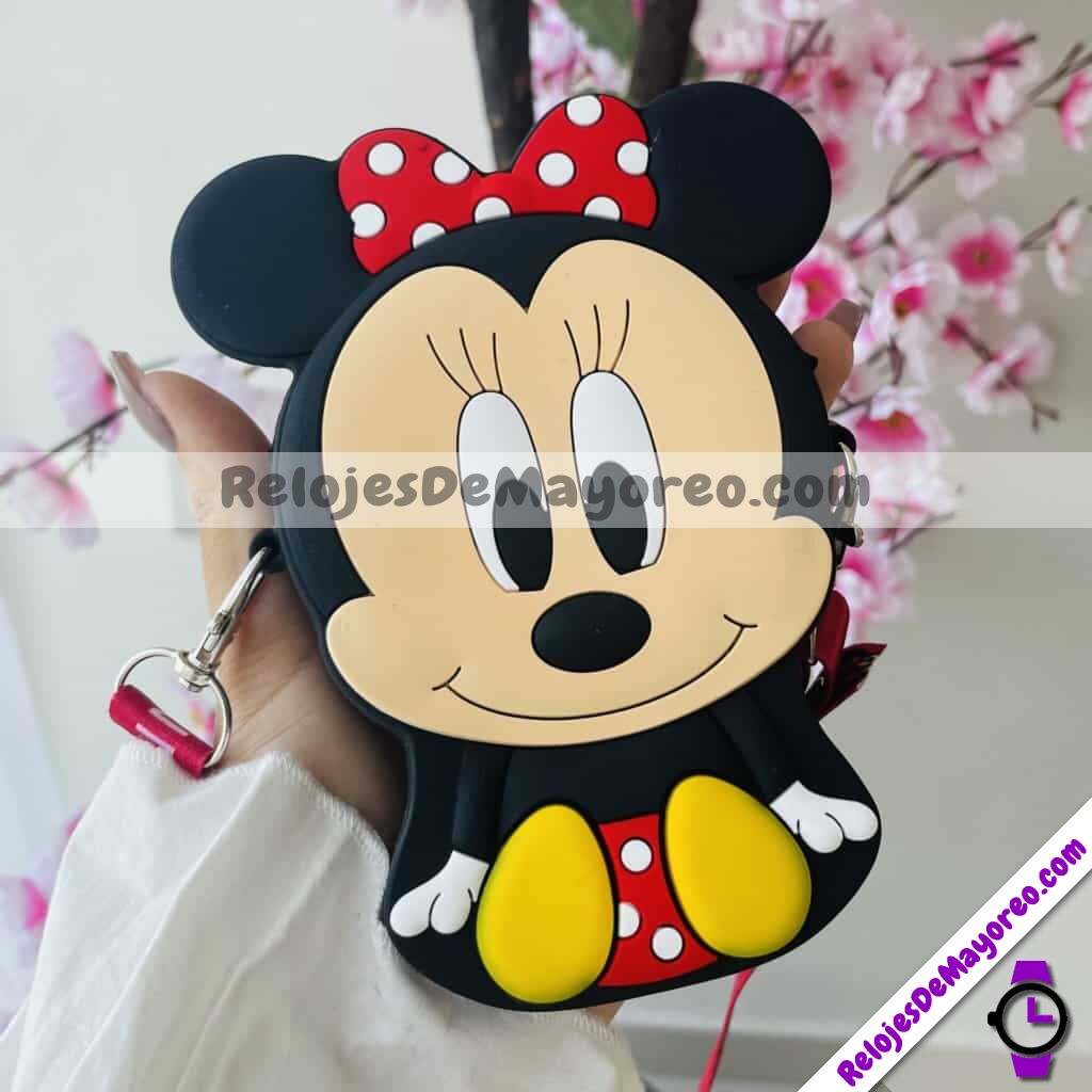 A3202 Monedero Minnie Mouse Baby Negro Accesorios fabricante mayorista (3)
