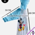 A3569 Impermeables Para Niños Con Capucha Y Visera De Mickey Mouse Azul Accesorios De Mayoreo