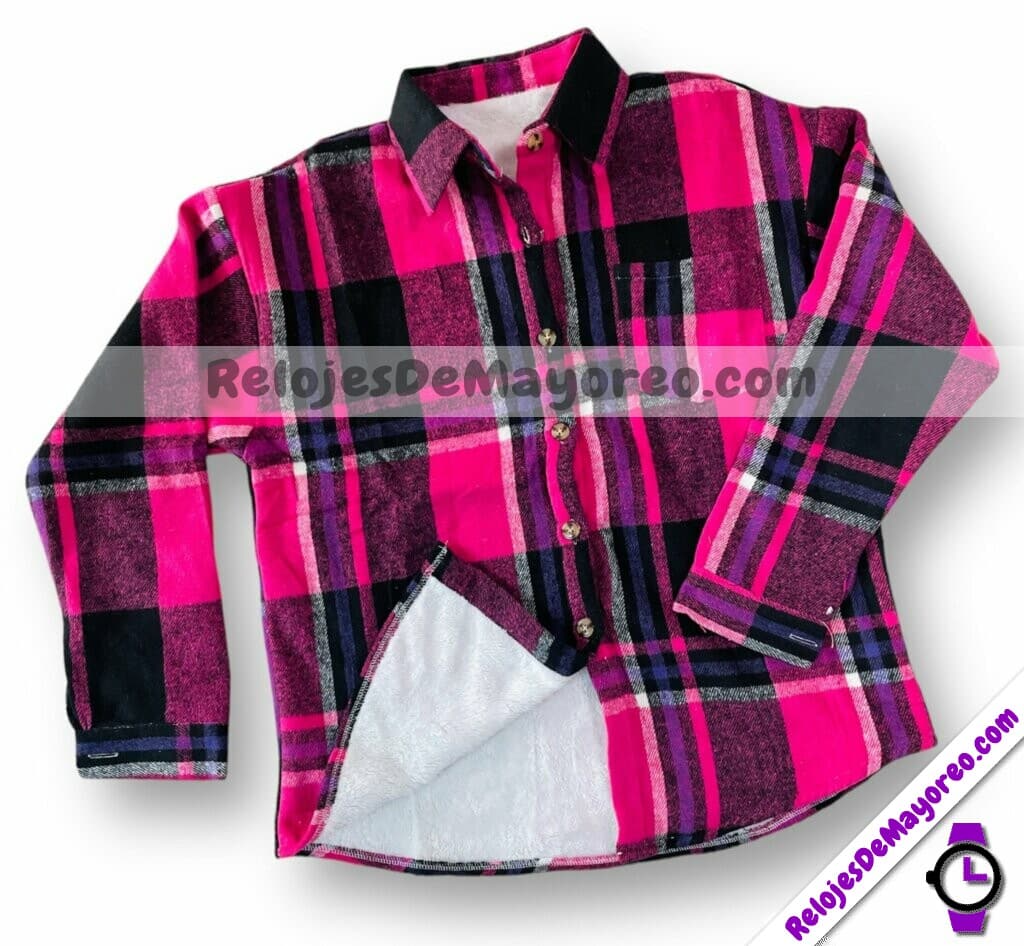 Rn00141 Camisa Rosa Afelpada Unisex Mayoreo Fabricante Proveedor Ropa Taller Maquilador (3)